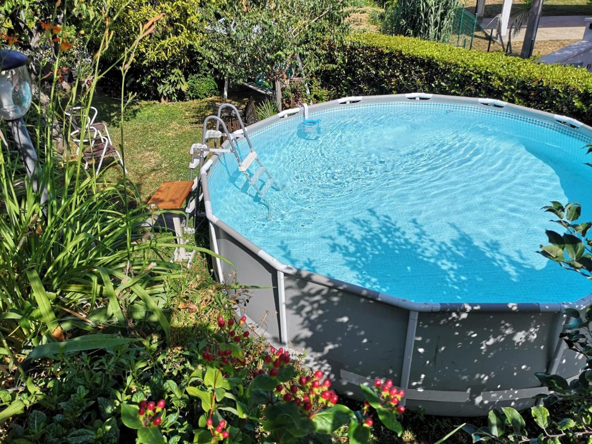 Parte Di Casa Con Giardino E Piscina Villa Pietrasanta Exteriör bild