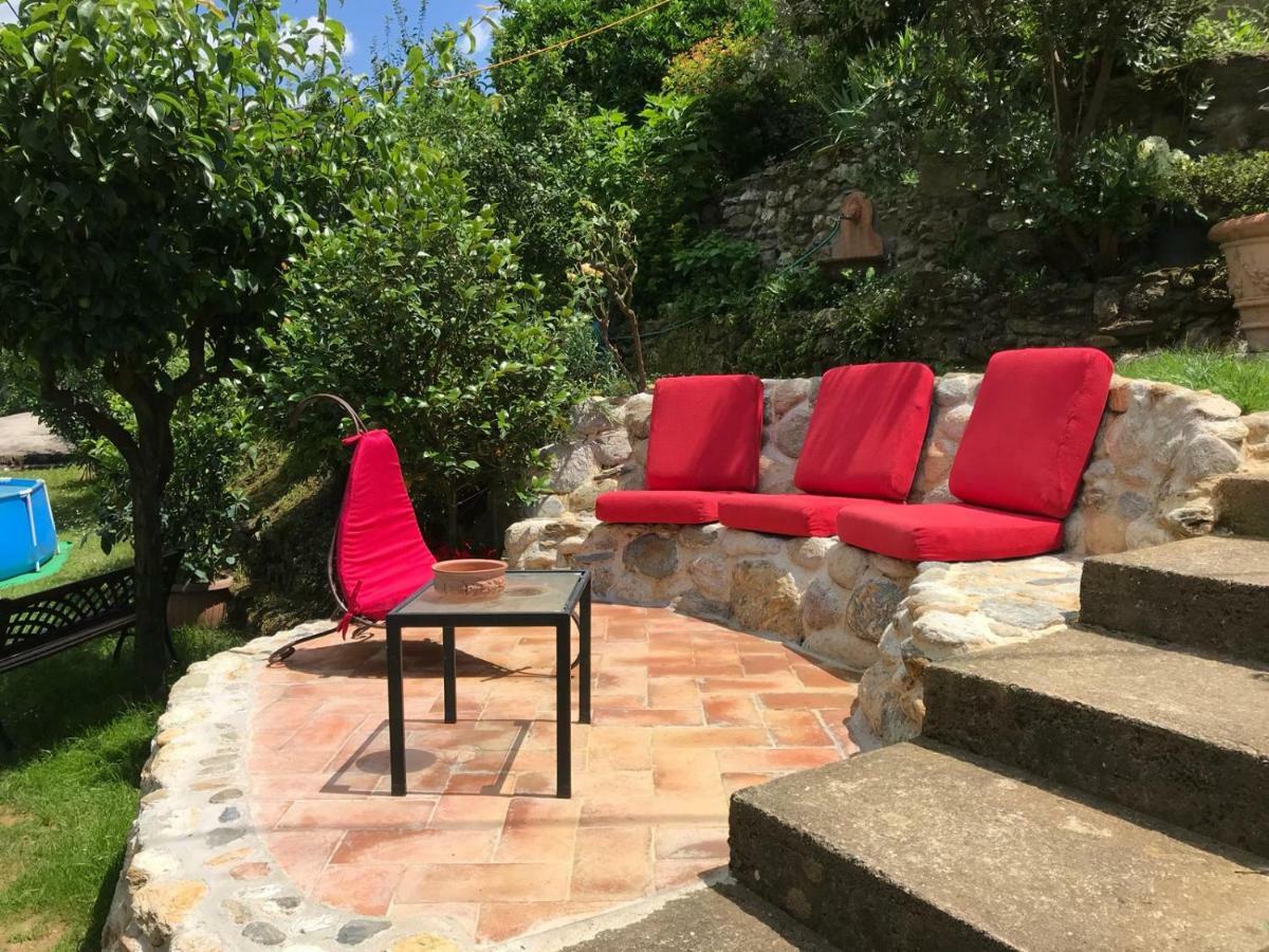 Parte Di Casa Con Giardino E Piscina Villa Pietrasanta Exteriör bild