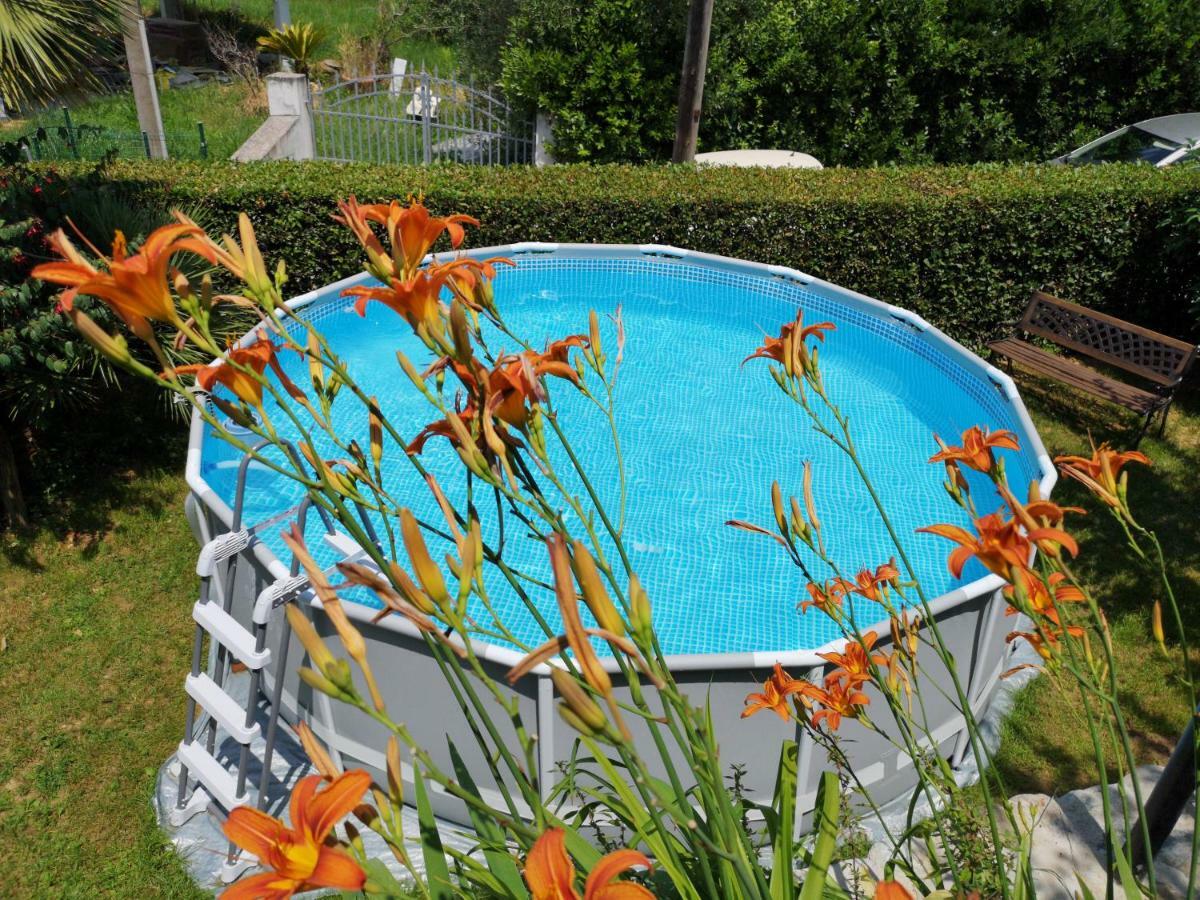 Parte Di Casa Con Giardino E Piscina Villa Pietrasanta Exteriör bild