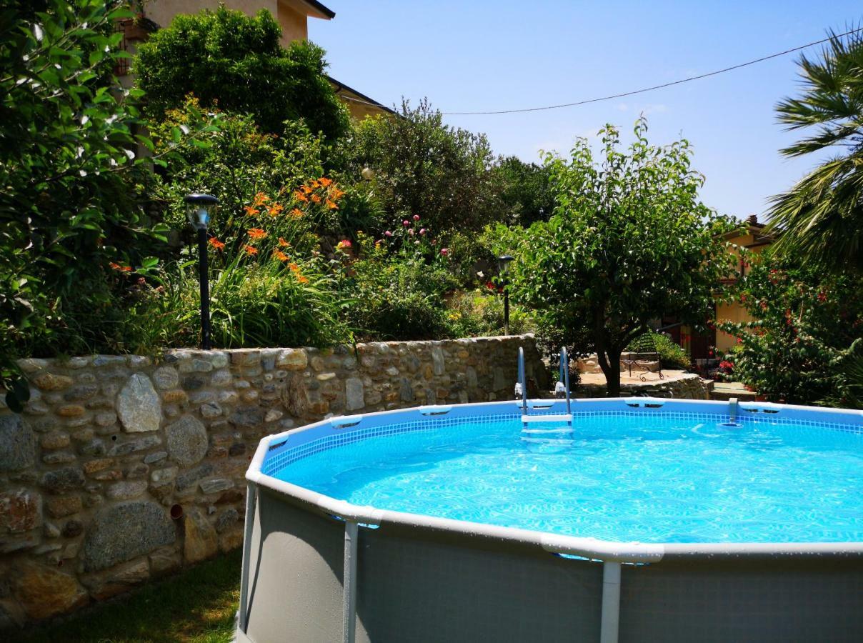 Parte Di Casa Con Giardino E Piscina Villa Pietrasanta Exteriör bild